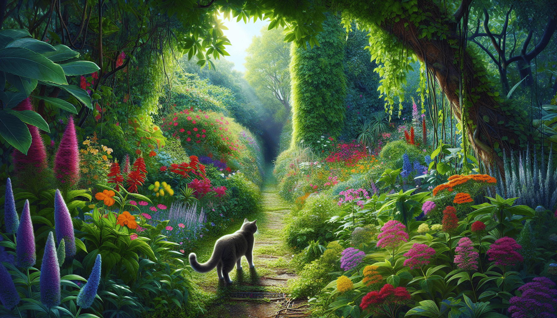 Koko finding a hidden path